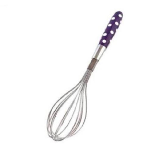 KOCOKAN TELOR Kecil POLKADOT WHISKER PENGOCOK MANUAL MIXER KUE
