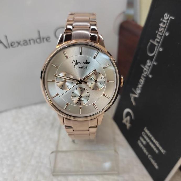 Jam Wanita ORINAL Alexandre Christie Ac 2927 BF All Stainless Steel