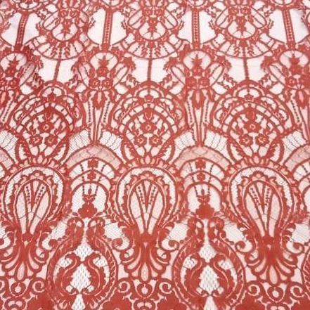 Brokat semi prancis Brukat santily Kain brokat Bahan brukat_kebaya