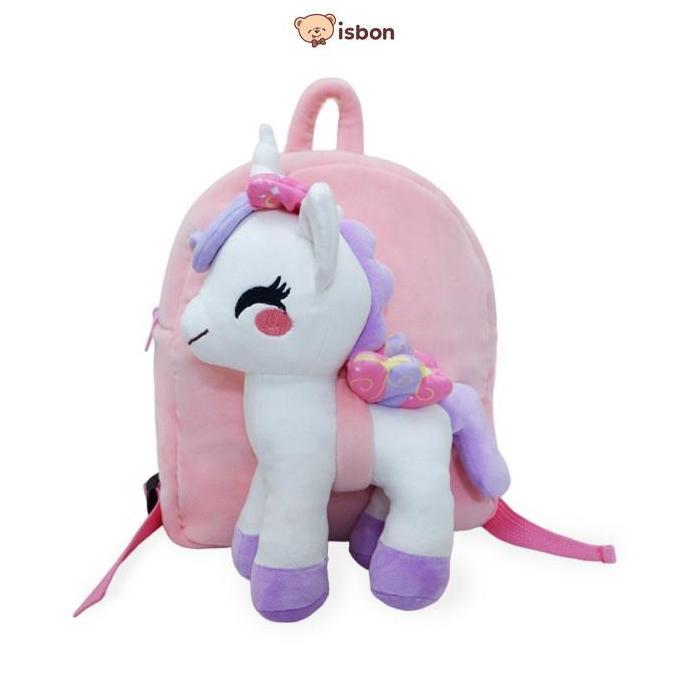 ISTANA BONEKA Tas Ransel Backpack Unicorn Untuk Sekolah Anak Menggunakan Tas Punggung Muat Banyak Ba