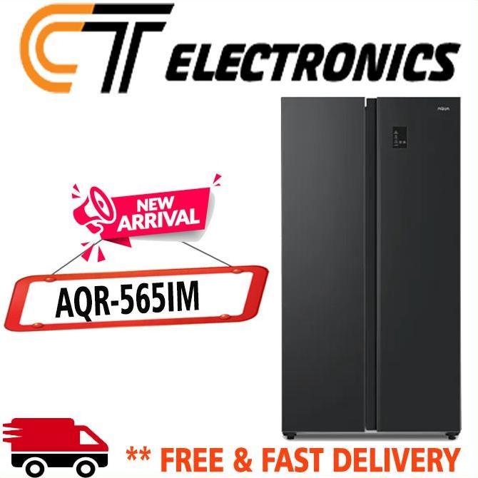 AQUA AQR-565IM Kulkas Side by Side 480 Liter Inverter AQR565IM AQR565