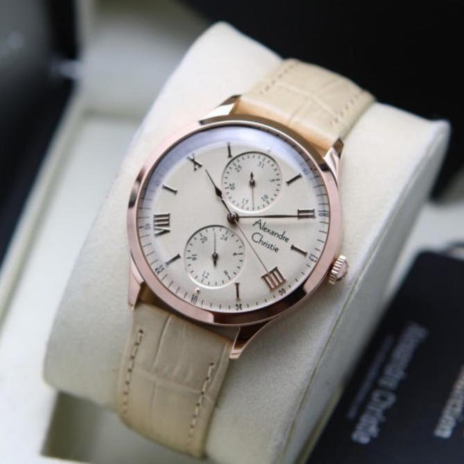 ALEXANDRE CHRISTIE AC 2943 ROSEGOLD CREAM AC2943 WANITA ORINAL