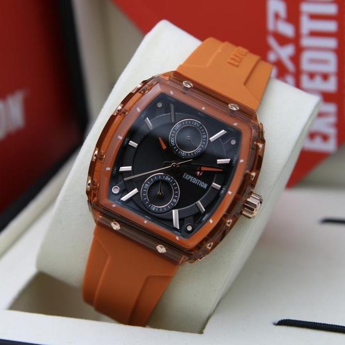 JAM TANGAN WANITA EXPEDITION E 6814 / E6814 RUBBER ORINAL