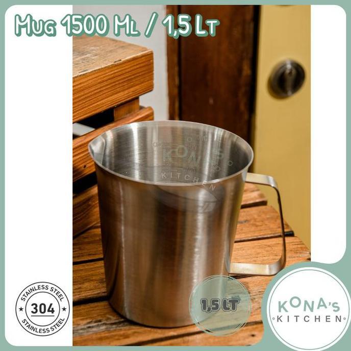 TERMURAH - Mug 1500 CC (JZL29) / Mug Stainless 1500 Ml