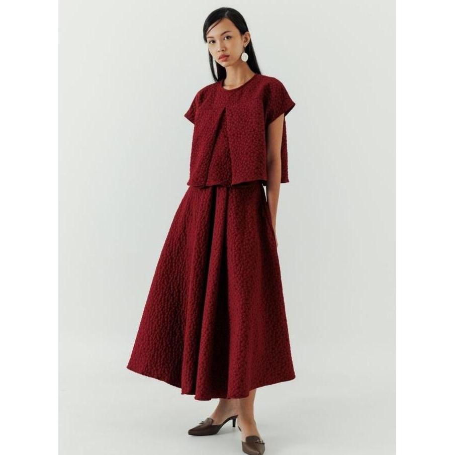 PAFON Nola Skirt - Maroon | Nola Skirt - Maroon