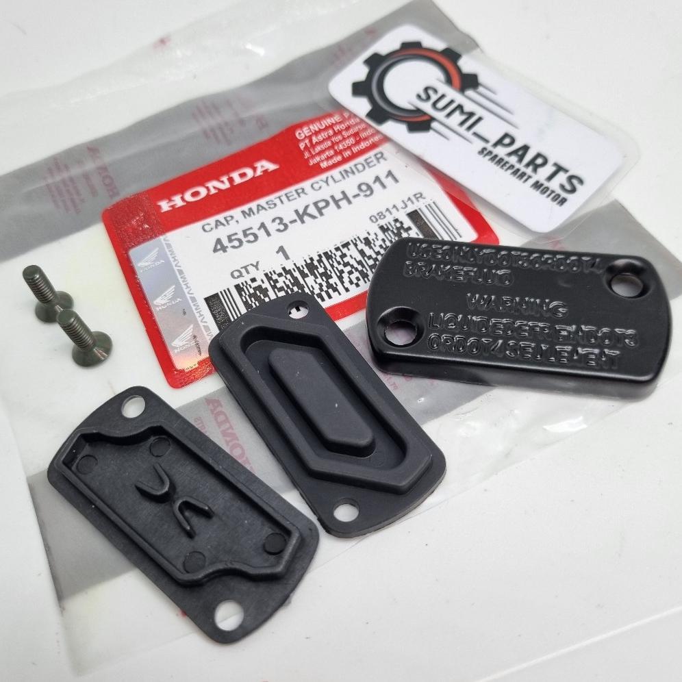 Grade Ori Tutup Minyak Master Rem Atas + Karet + Bauit Honda Karisma Beat F1 Revo Lama Beat Vario Al