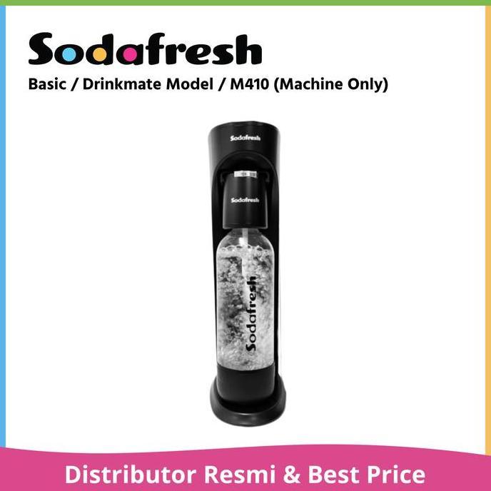 Soda Maker - DrinkMate - Machine Only - Black (By Sodafresh) Mesin Soda maker