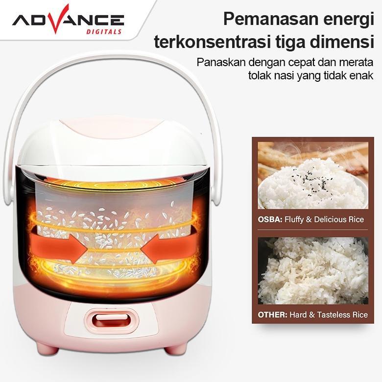 PROMO TERBARU Advance magic com G-06 rice cooker 0.6 liter rice cooker mini rice cooker low watt mag