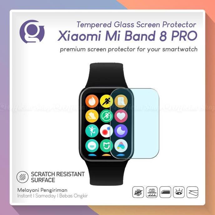 Tempered Glass for Xiaomi Mi Band 8 PRO Anti Gores Screen Protector Layar MI BAND8 PRO