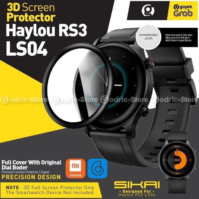 Curved Anti Gores 3D Full Cover for Haylou RS3 LS04 Screen Protector