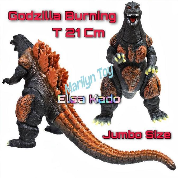 Mainan Godzilla Burning Jumbo Size Monster Ultraman Action Figure