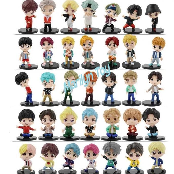 Action Figure Bts Bangtan Boys Kpop Idol Bt21 Tiny Tan