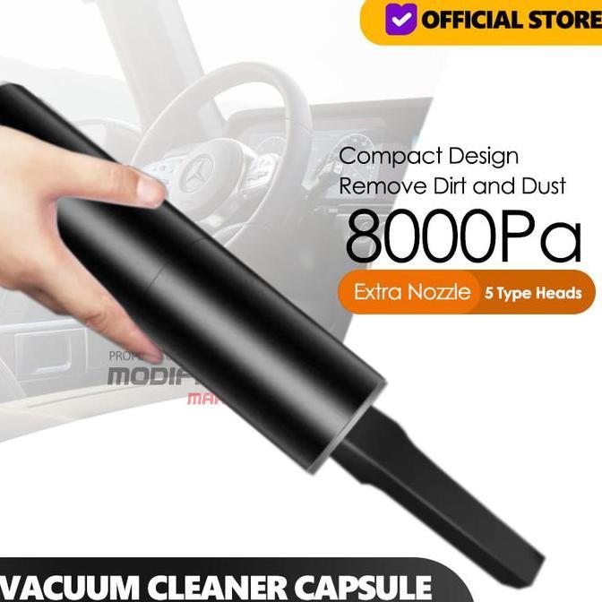 AKZYN VACUUM CLEANER MINI MOBIL VAKUM CLEANER MOBIL VAKUM MOBIL CAPSULE