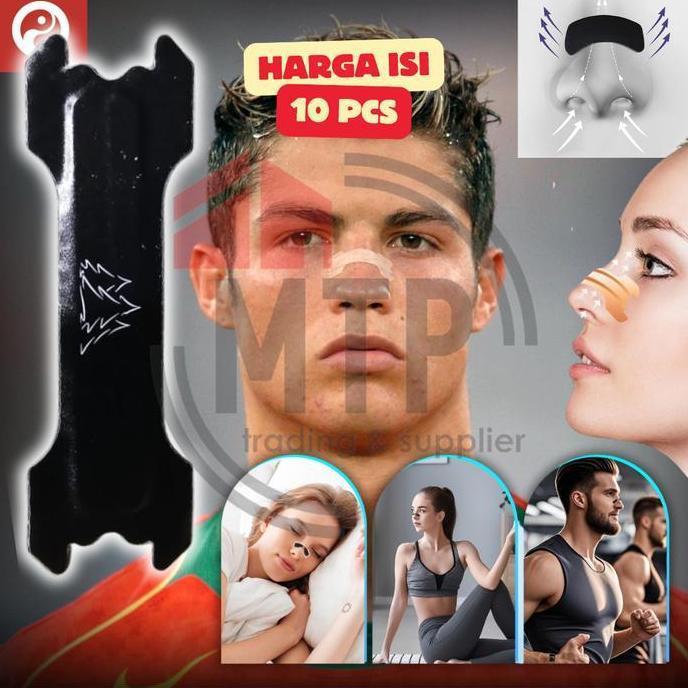 BIBULAS Plester Hidung Pernafasan Anti Ngorok Anti Dengkur - Nose Strips Nasal Snooring Plaster - Pe