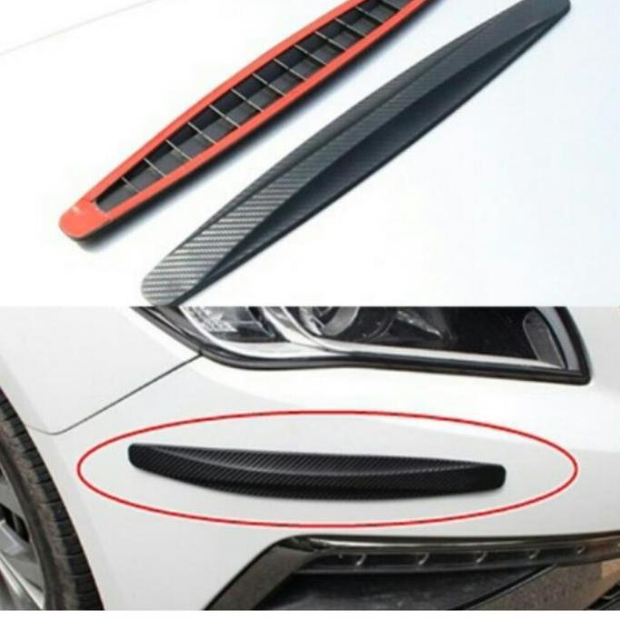 BUMPER GUARD CARBON UNIVERSAL MOBIL YARIS TERBAIK