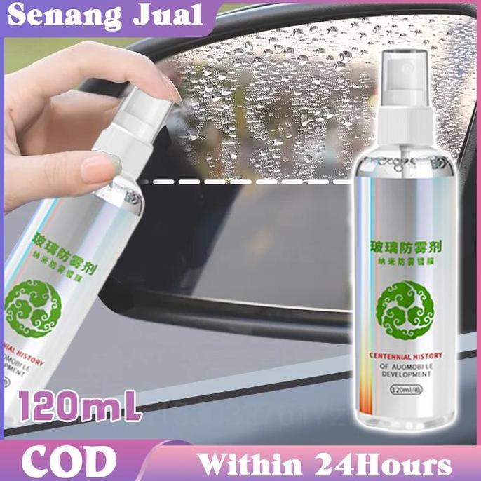 AKZYN Pembersih Jamur Kaca Depan Mobil Anti Kabut Kaca Mobil Pembersih Kaca Mobil Anti Embun 120ML