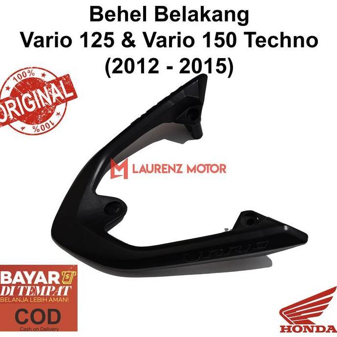 BEHEL BELAKANG VARIO 125 VARIO 150 TECHNO 2012 - 2015 HITAM AKSESORIS MOTOR DISKON