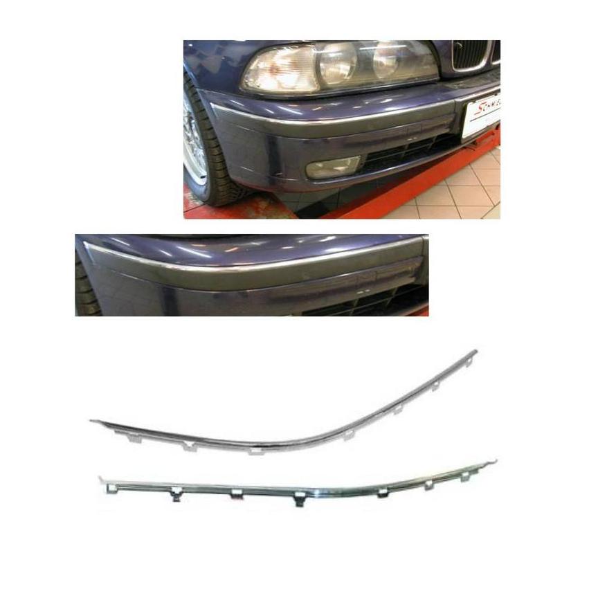 LIST CHROME BUMPER / BUMPER MOULDING DEPAN E39 NON FACELIFT READY