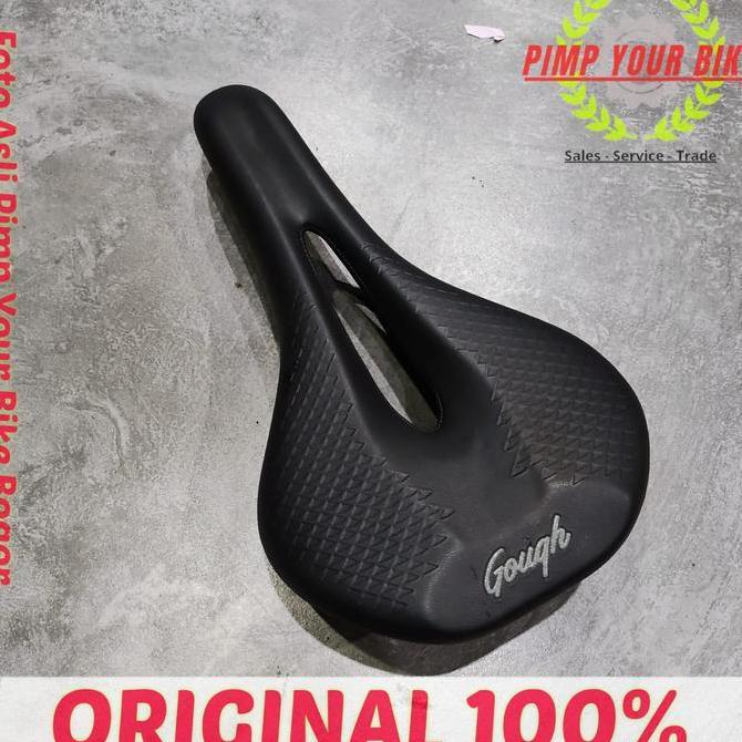 Saddle DDK D3735 143mm Logo Gough Black Taiwan