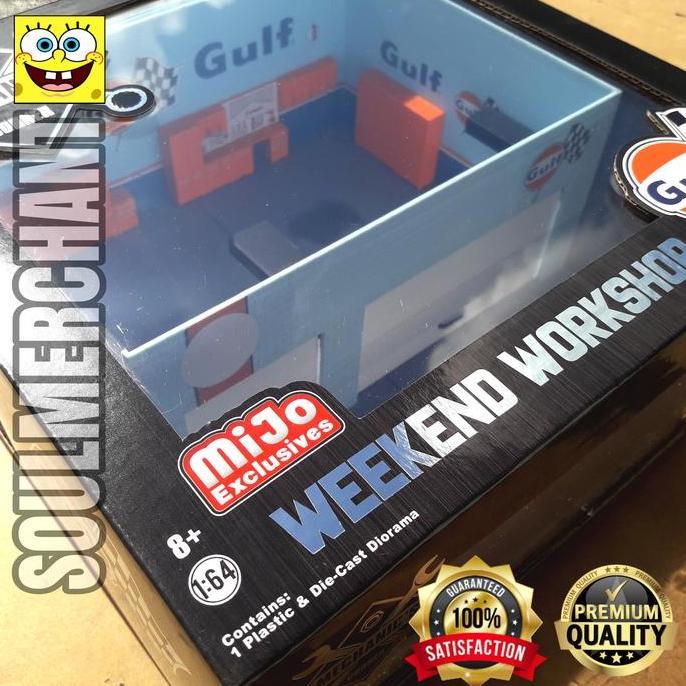GREENLIGHT DIORAMA MECHANIC CORNER - WEEKEND WORKSHOP GULF Performa