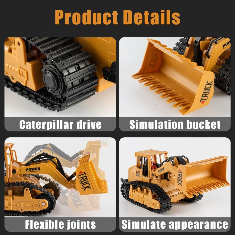 terbaru babycolor 6 channel bulldozer remote control rc bulldozer beko remote control eksavator main