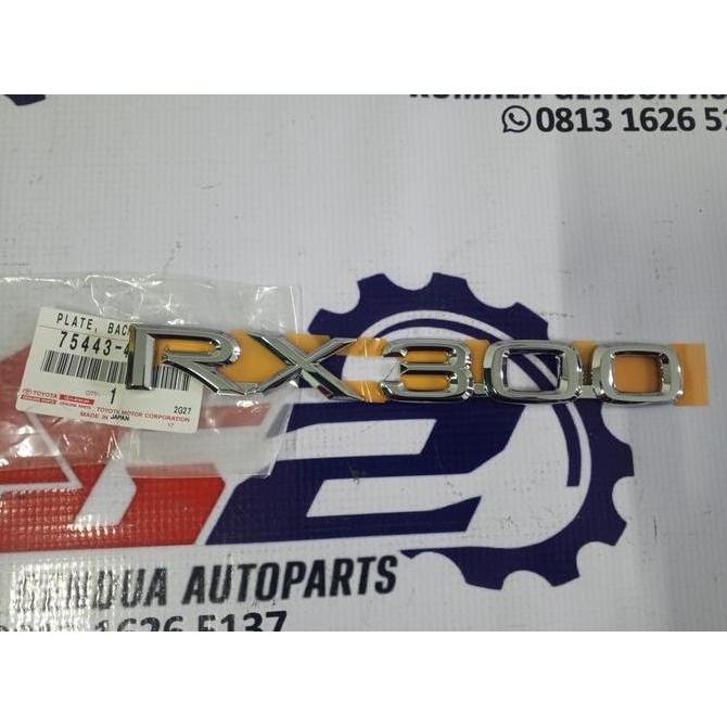 Emblem Logo Rx300 75443-48Xnx Ori Lexus