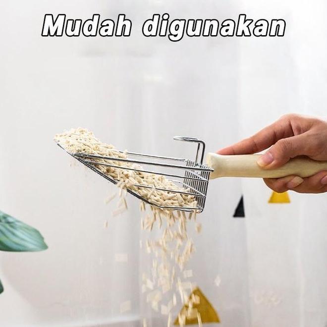 Sekop Serokan Pasir Stainless Sekop Serokan Pasir Stainless Sekop Kucing Pengangkat Kotoran Kucing U
