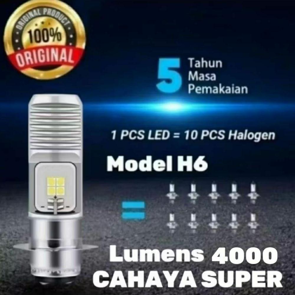 HOT DEALS LAMPU DEPAN LED MOTOR HONDA VARIO TECHNO ORIGINAL H6