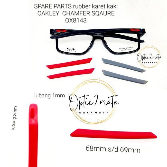 SPARE PART RUBBER KARET KAKI OAKLEY Chamfer SQUARED 0X8143 OX8
