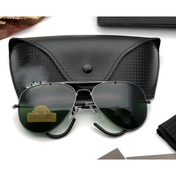 Kacamata Aviator Lensa Kaca Asli, Kacamata Per, Kacamata Pilot | 3030