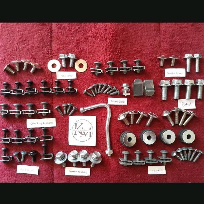 Baut Blade 110Cc-Baut Fullset Honda Blade 110Cc Baut Body Lengkap Ready