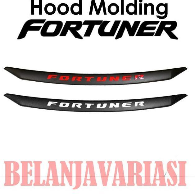 Lis Kap Mesin Fortuner 2016- Hitam Ready
