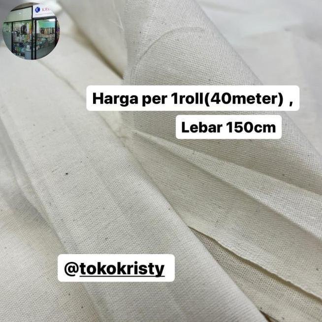 Kain Blacu Belacu Lebar 150Cm Per Roll