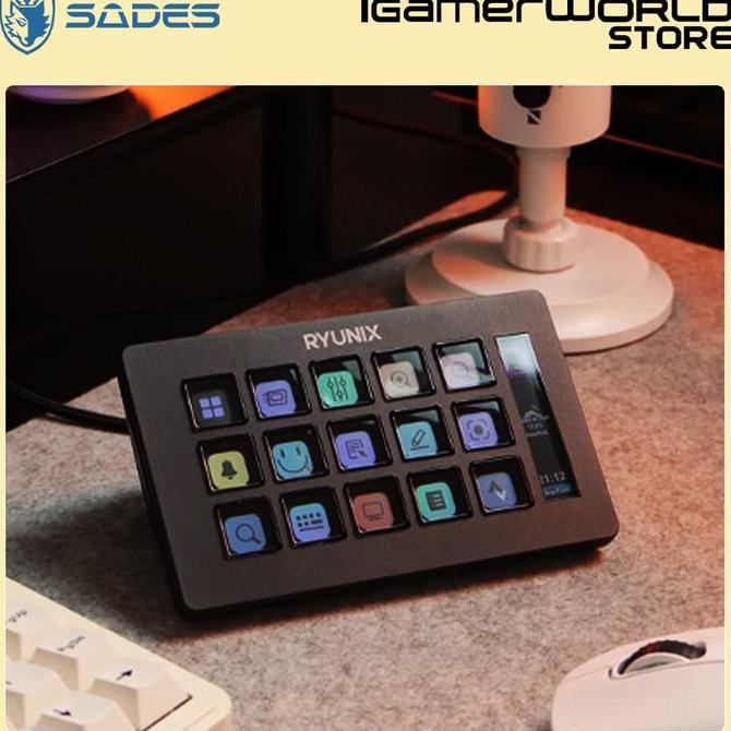 Ryunix XD-100 / XD100 Stream Deck LCD Keys Control Pad