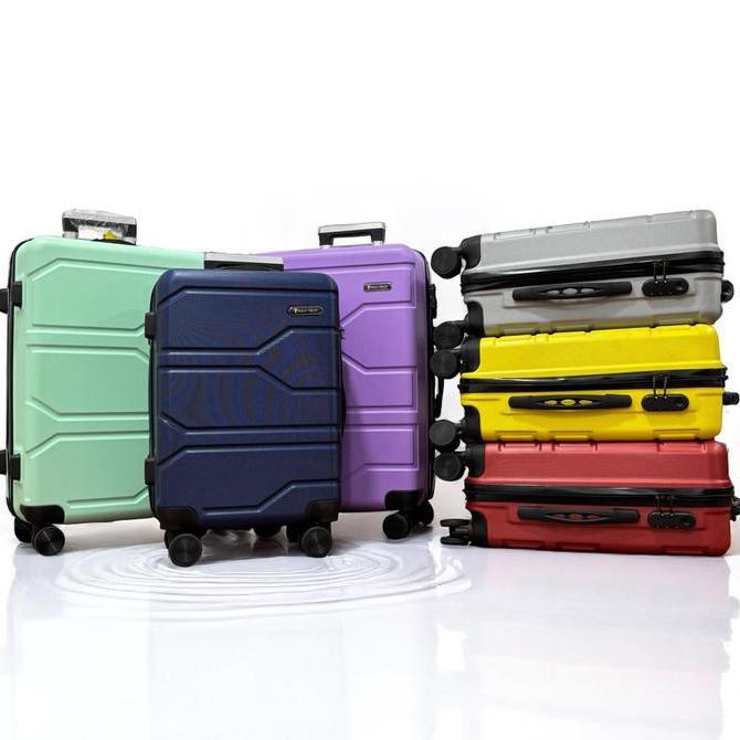 TERBARU - POLO TRUST Koper Polo 24 Inch Tipe 808 Fiber ABS Hardcase Roda 360 Derajat Unisex