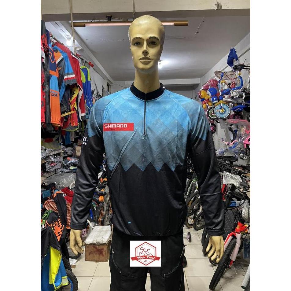 BAJU JERSEY SEPEDA SHIMANO GC SINGLE TREK ROADBIKE BALAP MTB LIPAT NEW
