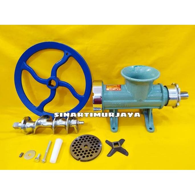 TERLARIS GILINGAN DAGING NO 32 STAINLESS ROLL SEAGULL ASNYA DOUBLE BEARING