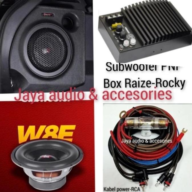 Subwoofer oem Cello 8"W8E Plus Power Toyota Raize-Daihatsu Rocky