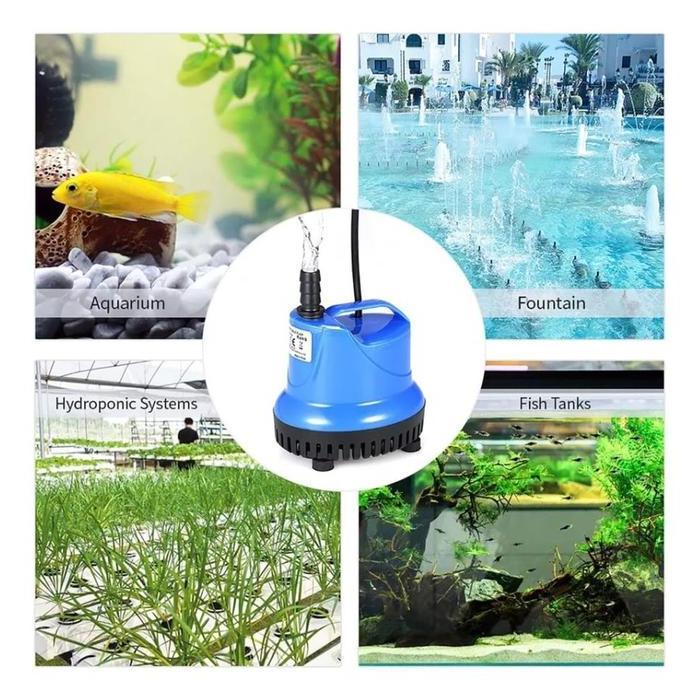 NEW Mesin Pompa Submersible Kolam Celup Sedot Sibel Tahan Air- 25W 1500L/H