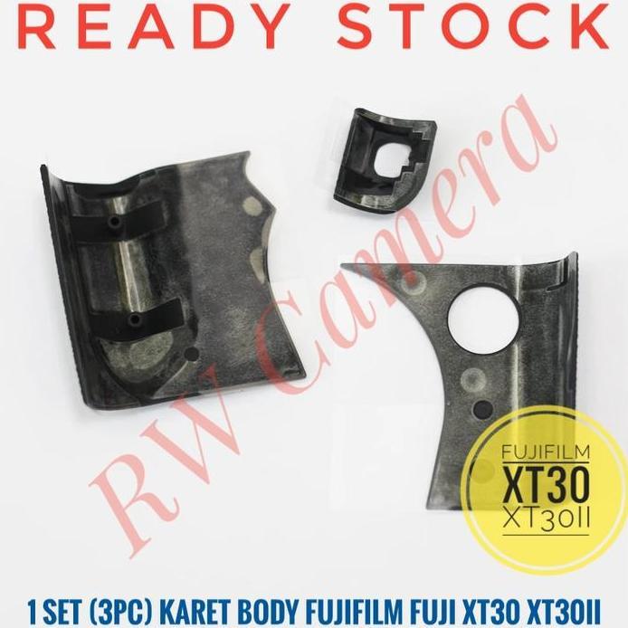 Karet Body Fujifilm XT30 XT30II Rubber Grip Fuji Thumb Bodi 1 set 3 pc