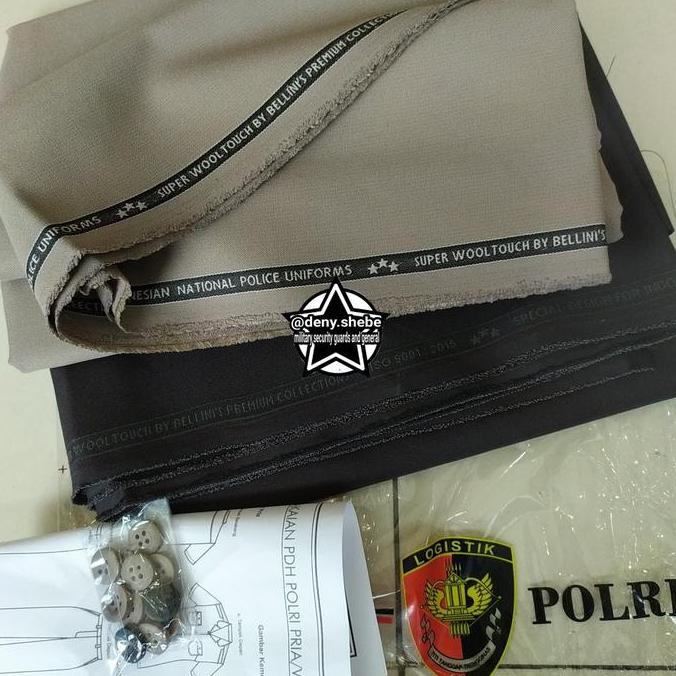 kain super woll jatah polri