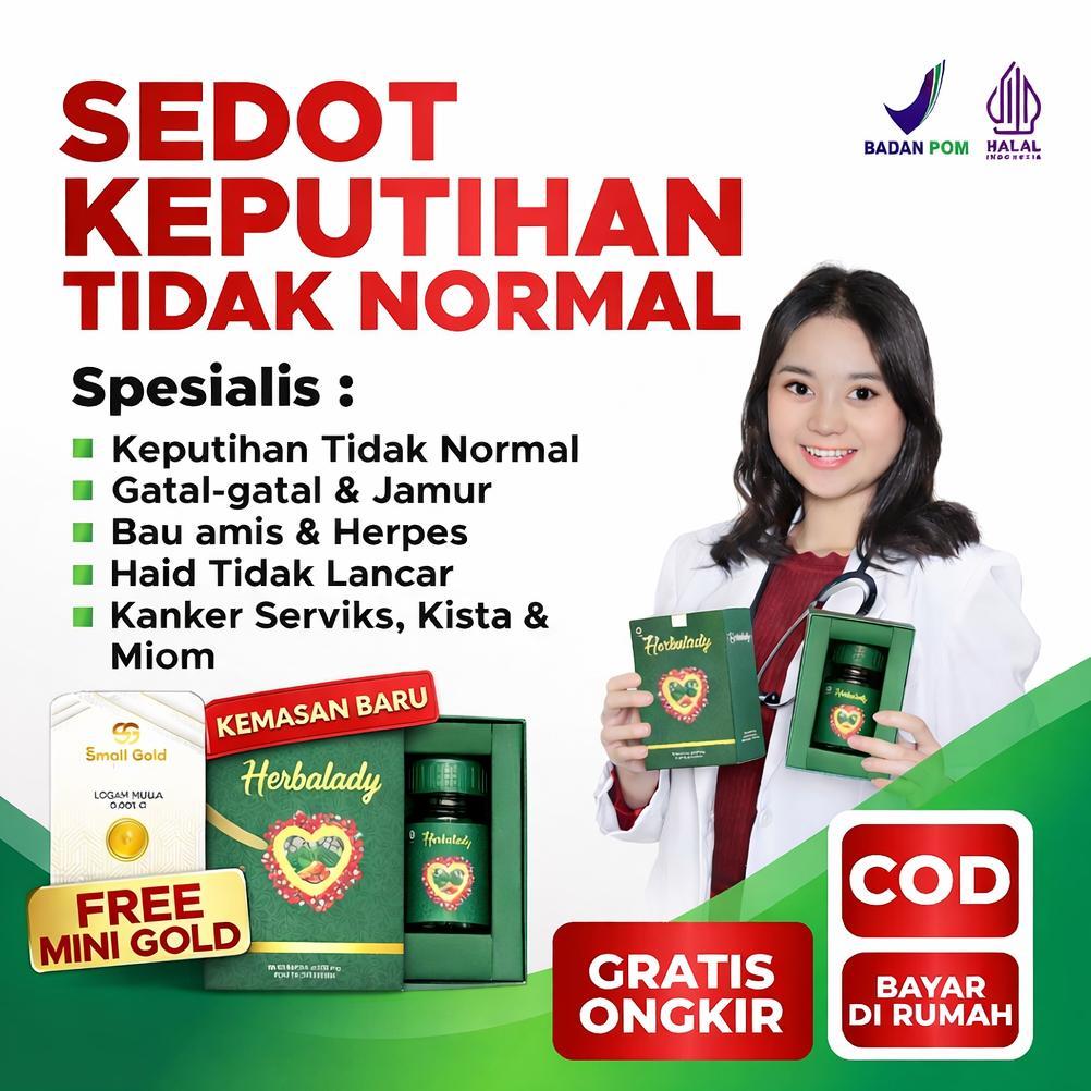HERBALADY - OBAT KEPUTIHAN HERBAL AMPUH MANJAKANI. SOLUSI AREA KEWANITAAN. SUDAH HALAL & BPOM