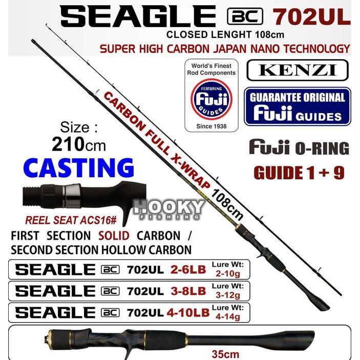 HARGA DISC - JORAN KENZI SEAGLE CAST 702UL | 210 CM