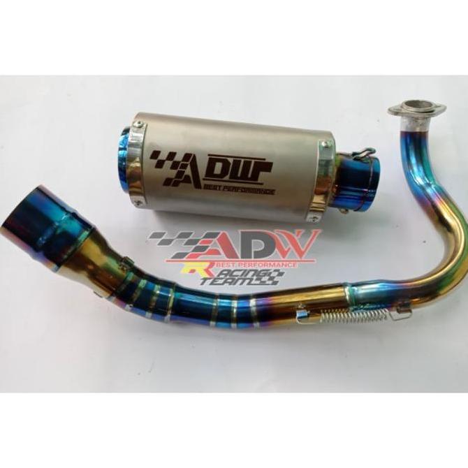 knalpot racing adw racing all matic nmax xeon aerox pcx vario beat mio Original