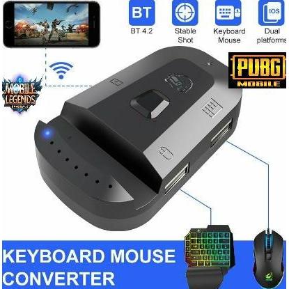 Konverter Keyboard Mouse Gaming Bluetooth Wireless Converter Android