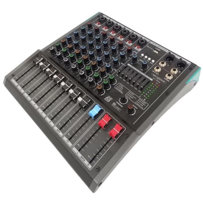 Recording Tech PA6 - Professional 6 Channel Mixer with DSP Fx Equalizer