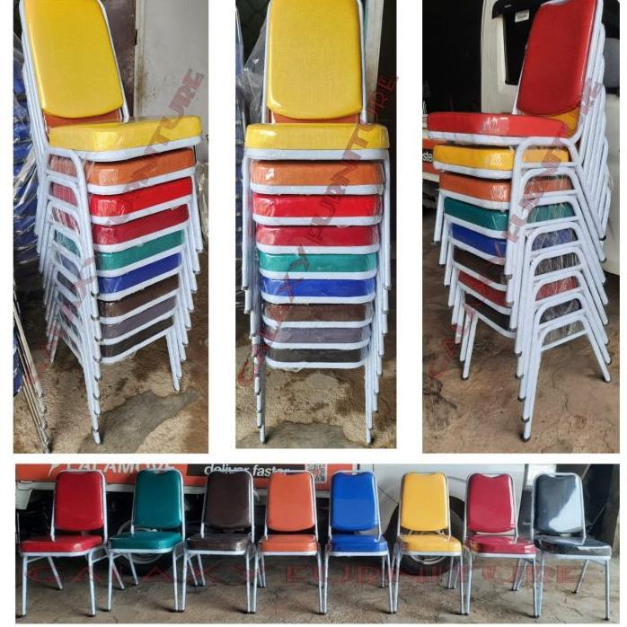 Kursi Susun Futura/Kursi Kantor/Kursi Tenda/Kursi Aula/Kursi Restaurant/Kursi Makan/Kursi Santai