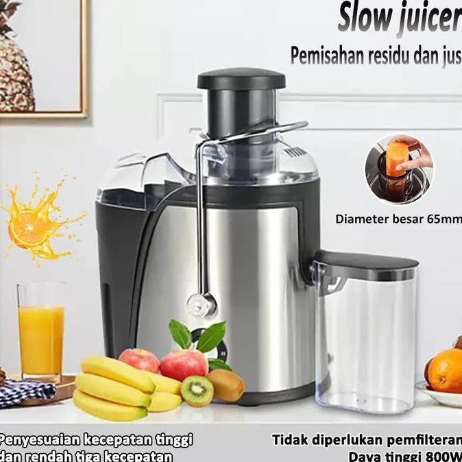 HILYAWN Juicer Extractor  800W-Slow Juicer 99% Fresh Fruit Juice Juicer Extractor  Fruit Juicer Stai