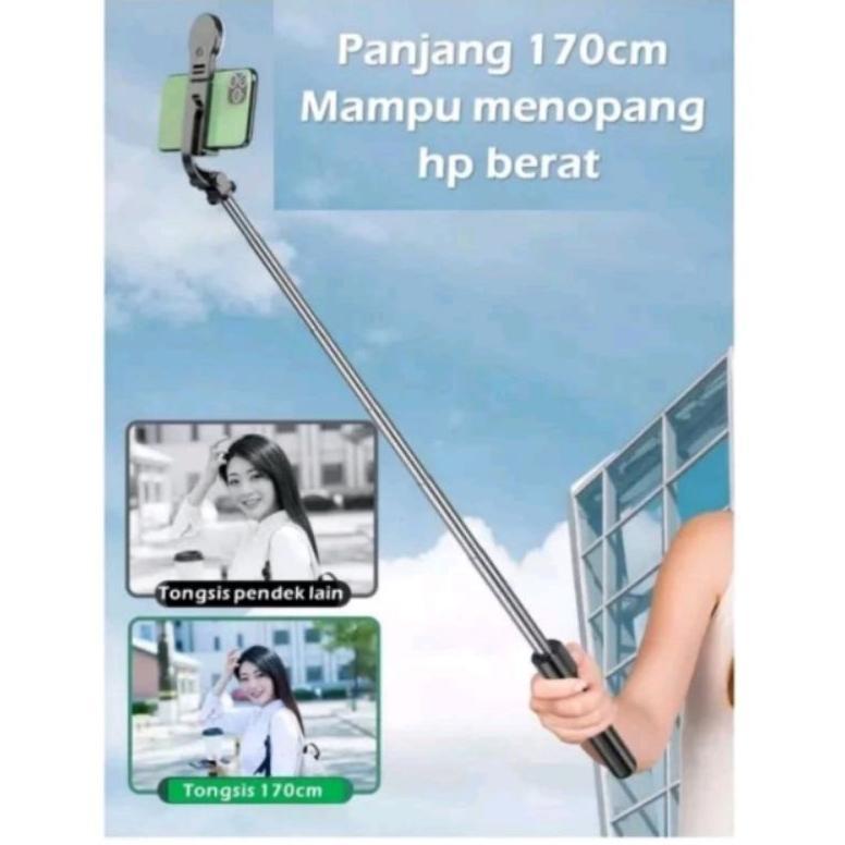 BIG SALE PLOKAMA TONGSIS K9 LED TONGSIS TRIPOD K9 SELFIE STICK LED 4 IN 1 170CM