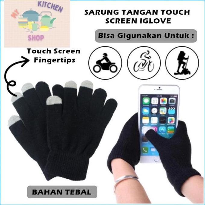 BUNDUQ sarung tangan igloves sarung tangan layar sentuh sarung tangan gojek grab iglove SH  B22